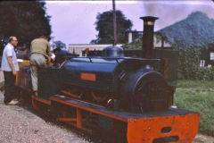 
'Gwynedd', Hunslet 316 of 1883, at Bressingham, August 1968